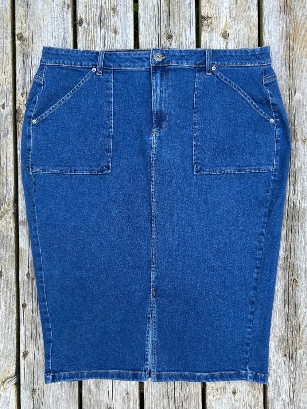Addition Elle ⎸ Mid-length Denim Skirt